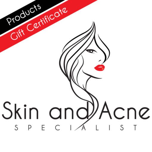 Gift certificates for skin care products